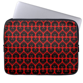 Happy Face Heart Laptop Sleeve
