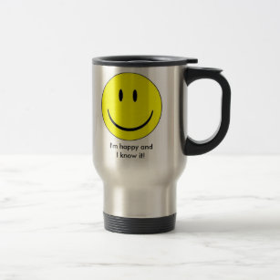 Happy Face Insulated Mug