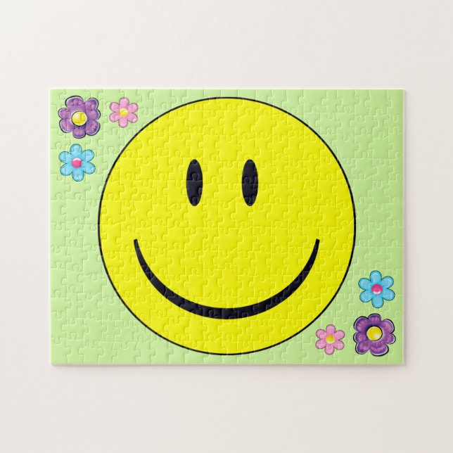 Happy Face Jigsaw Puzzle (Horizontal)