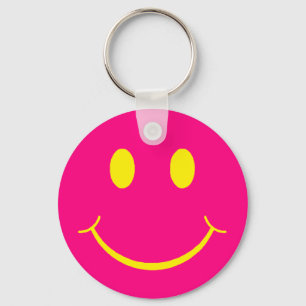 Happy Face Keychain