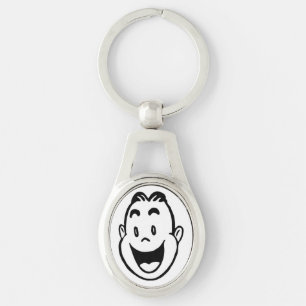 HAPPY FACE KEYCHAIN