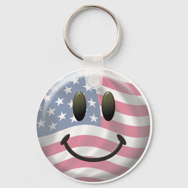 Happy Face Keychain (Front)