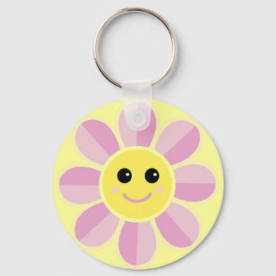 Happy Face Keychain