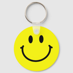 Happy Face Keychain