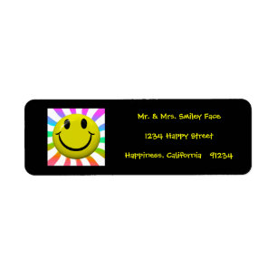 Happy Face Labels