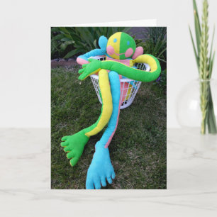 Happy Face Man with Scripture, Custom Card