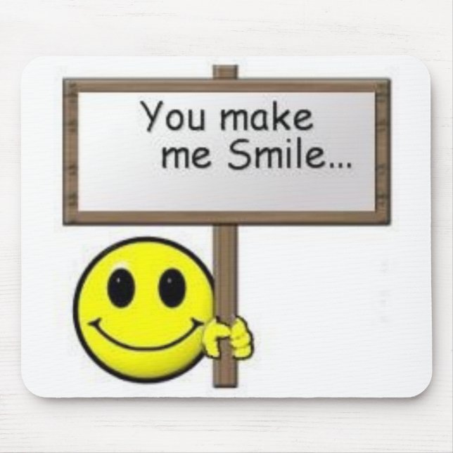 Happy Face Mouse Pad (Front)