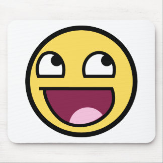 happy face mug mouse pad