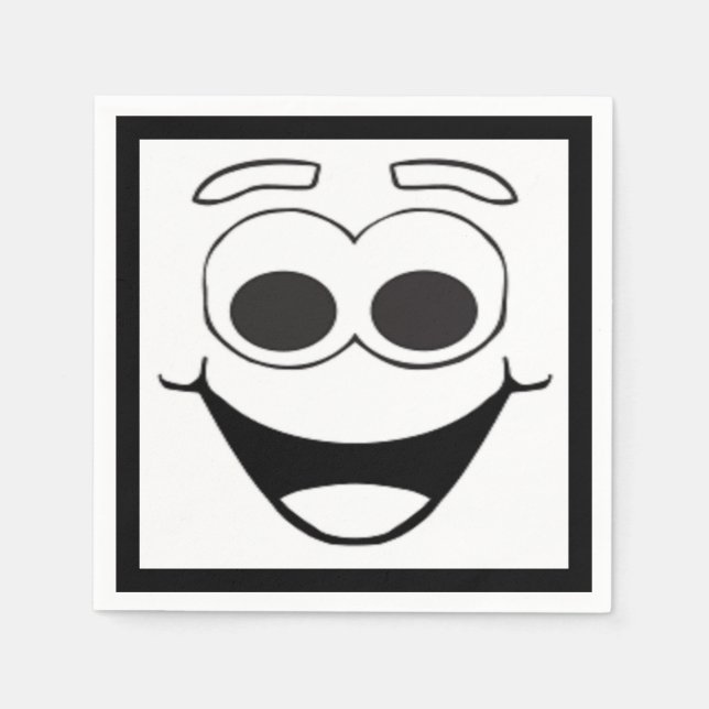 HAPPY FACE NAPKIN (Front)
