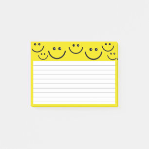 Happy Face Post-it Notes