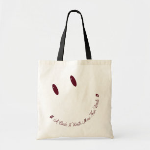 Happy Face Smile Tote Bag