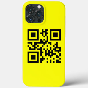 ☺ Happy Face Smiling Emoji -- QR Code iPhone 13 Pro Max Case