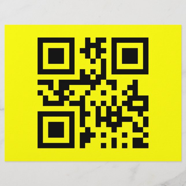 ☺ Happy Face Smiling Emoji -- QR Code Flyer (Front)