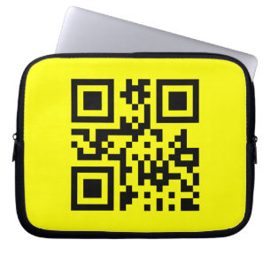 ☺ Happy Face Smiling Emoji -- QR Code Laptop Sleeve