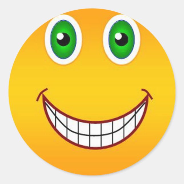 Happy face stickers (Front)