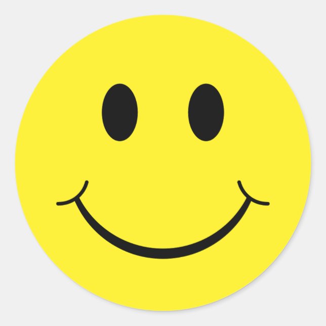 Happy face stickers (Front)