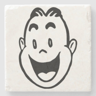 HAPPY FACE STONE COASTER