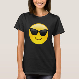 Happy Face Sunglasses Smile Cool Shades Confident T-Shirt
