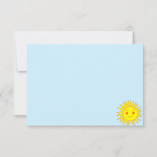 Happy Face Sunshine Card