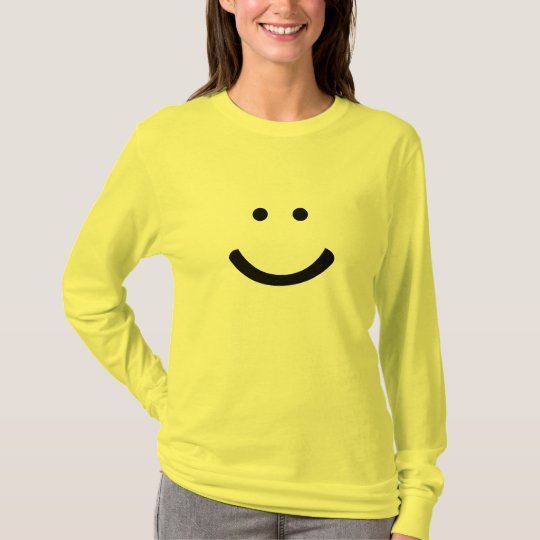 Happy Face T-Shirt Happiness Smiley Smile Share