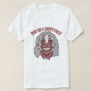 Happy Face Villain Tee – Smiling with a Dark Side