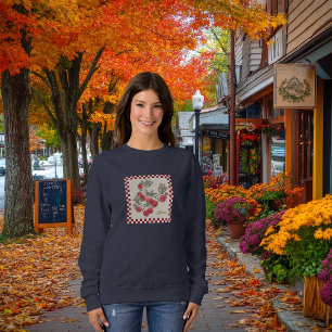 Happy Fall Apple Harvest Personalize Message/Name Sweatshirt