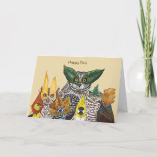 Happy Fall card