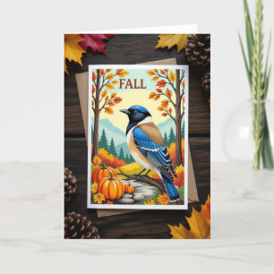 Happy Fall Card, Autumn Card, Fall Card