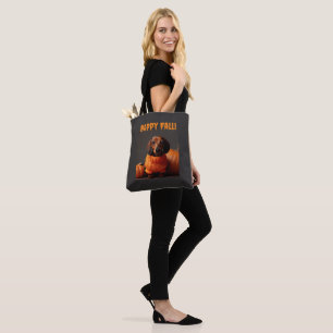 Happy Fall Dachshund Sac fourre-tout
