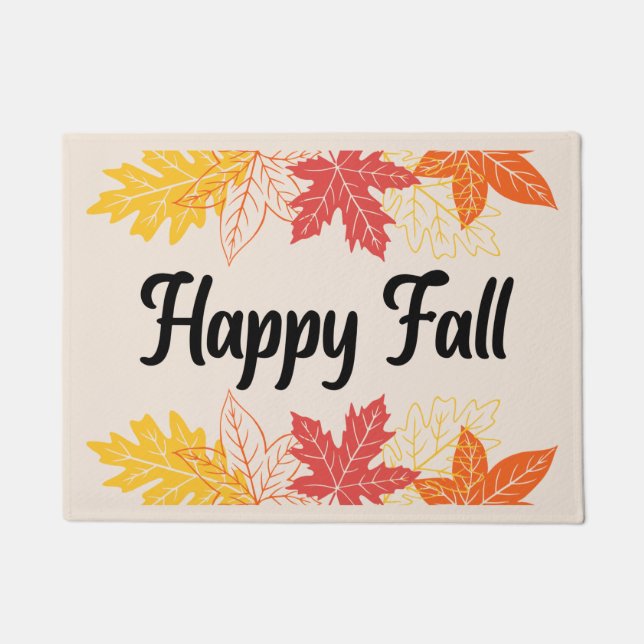 Happy Fall Doormat (Front)