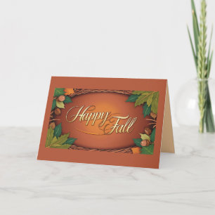 Happy Fall Greeting Card