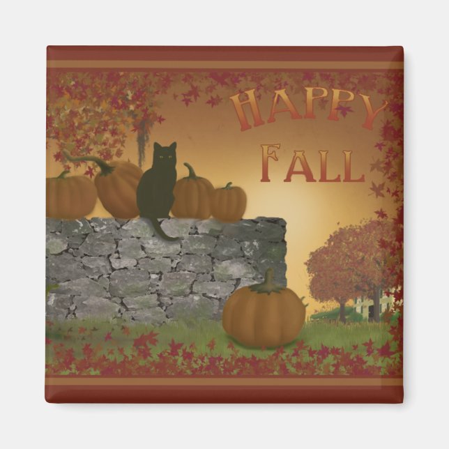 Happy Fall MAGNET (Front)