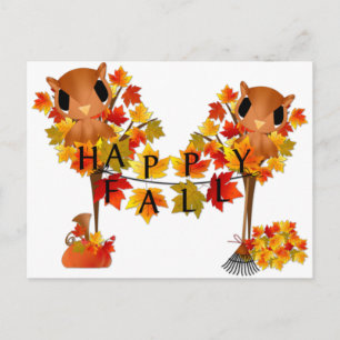 Happy Fall Postcard