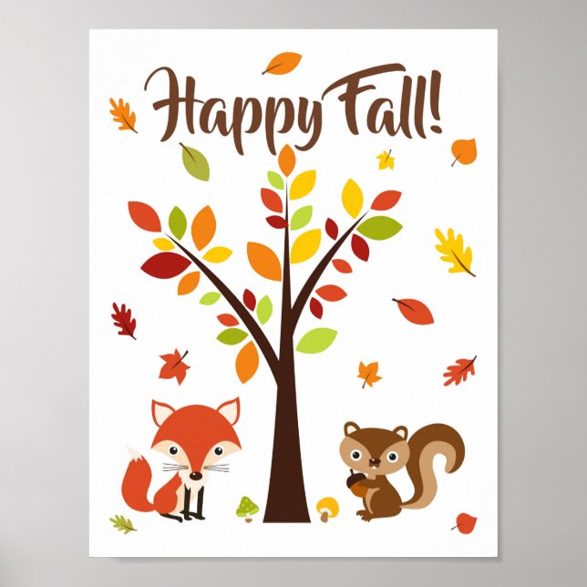 HAPPY FALL! POSTER (Front)