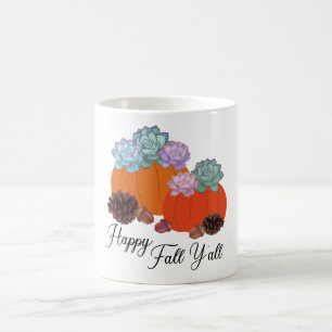 Happy fall pumpkins coffee mug