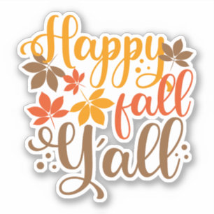 Happy Fall to Y'all
