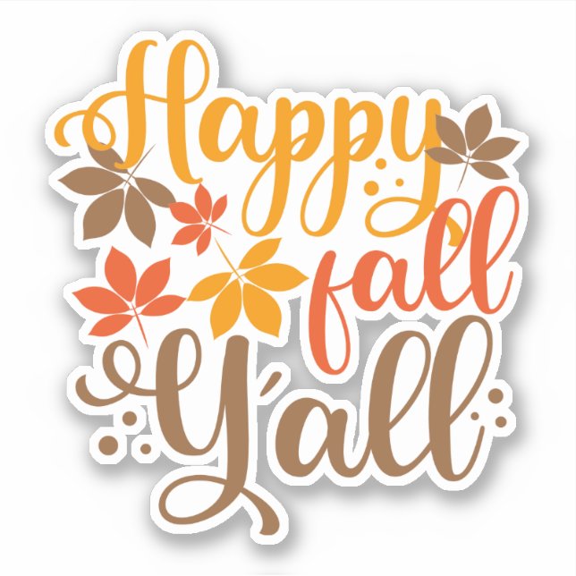 Happy Fall to Y'all (Front)
