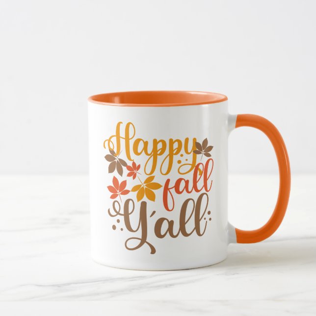 Happy Fall to Y'all Mug (Right)