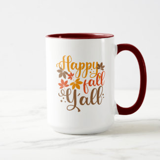 Happy Fall to Y'all Mug