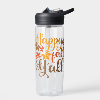 Happy Fall to Y'all Water Bottle