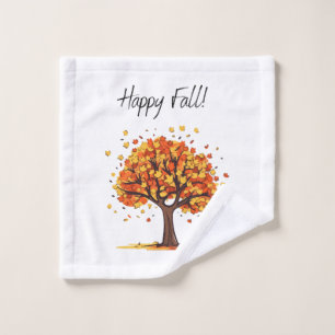 Happy Fall! Wash Cloth