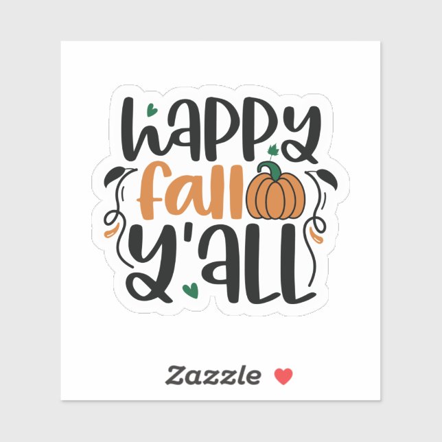 Happy Fall Y'all (Sheet)