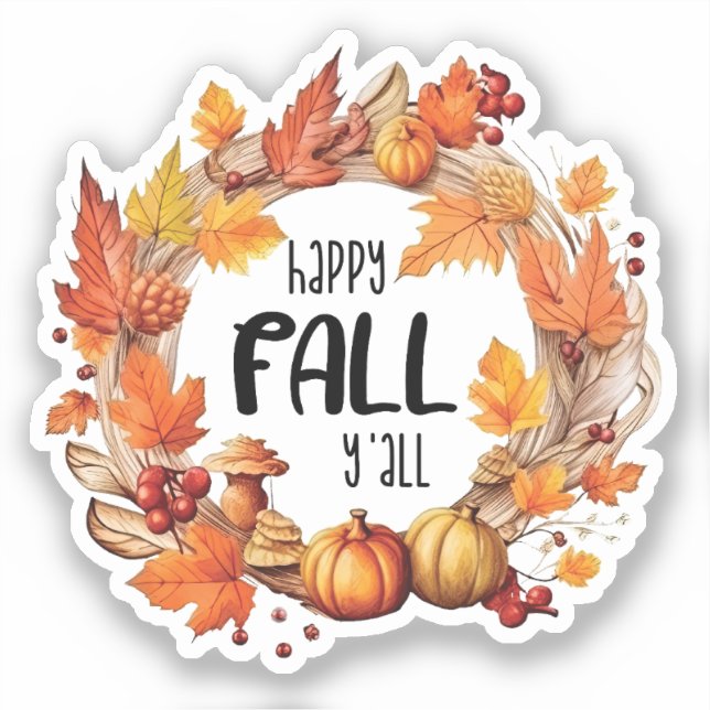 Happy Fall Y'all (Front)