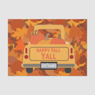 Happy Fall Yall - 1 Tissue Paper