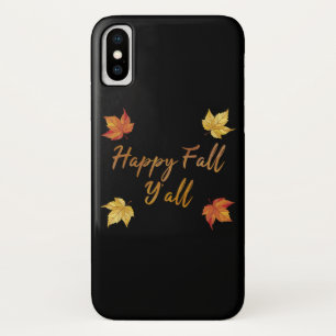 Happy Fall Y'all Autumn Maple Leaf Case-Mate iPhone Case