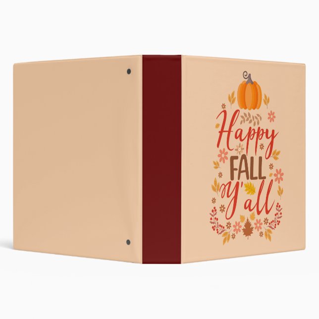 Happy fall y'all binder (Background)
