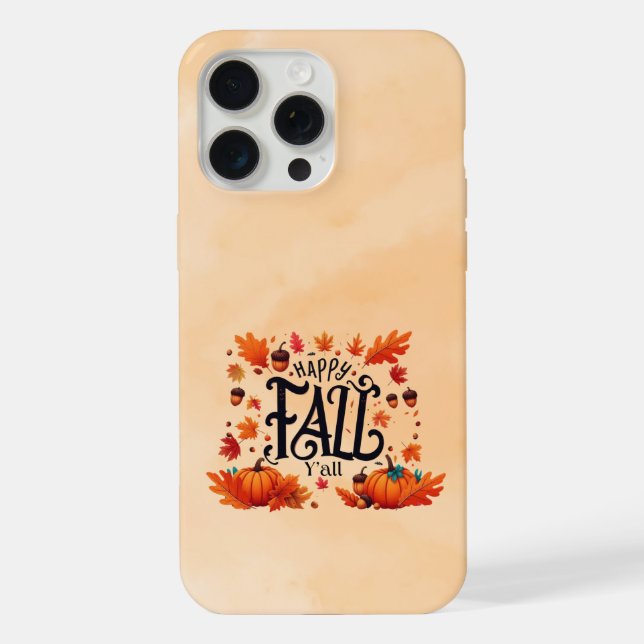 Happy Fall Y'all classic  iPhone Case (Back)