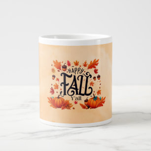 Happy Fall Y'all classic Large Coffee Mug