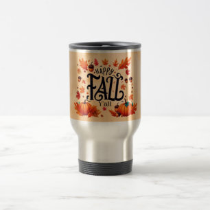 Happy Fall Y'all classic Travel Mug