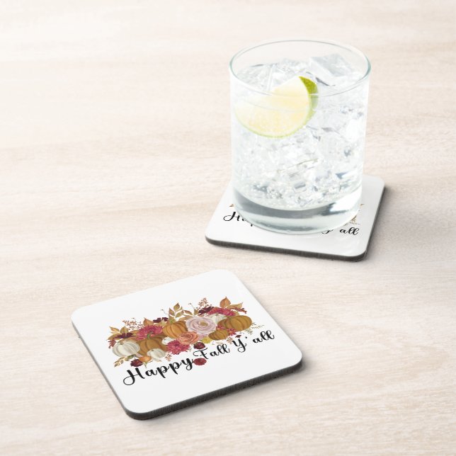 Happy Fall Y'all Coaster (Right Side)